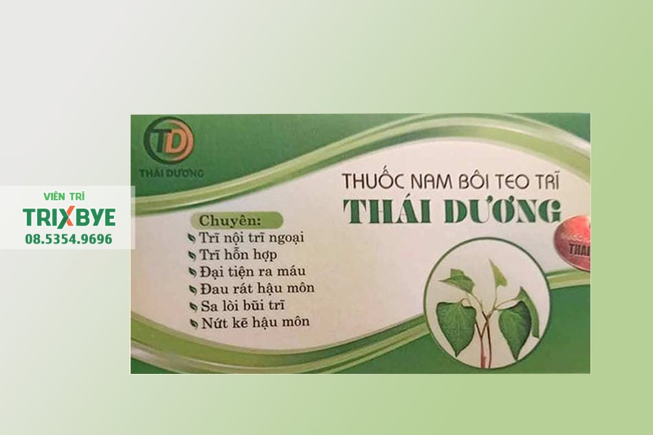 Thuốc nam bôi teo trĩ Thái Dương